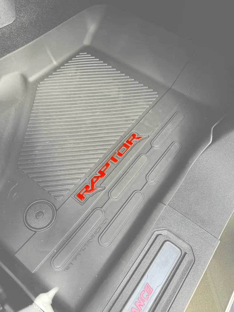 Domed Raptor Floor Mat Emblems For 2021+ Ford Bronco Raptor 1