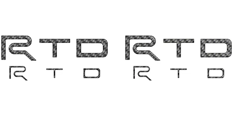 Domed Trd Pro Seat Badge Letter Inserts For 2024+ Tacoma Trd Pro 1