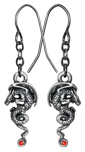 Dragon Igneel Earrings – Anime-Inspired Fantasy Jewelry (Case Of 30) 1
