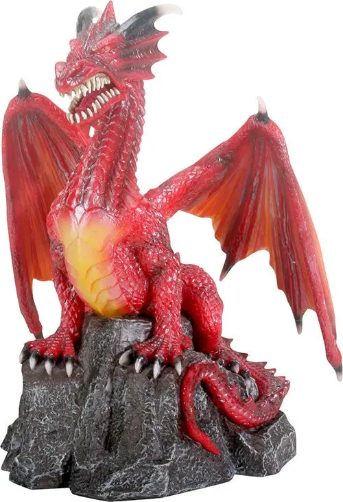 Dragon Perched On Rock Sculpture – Fantasy Landscape Decor (Pack Of 6) 1