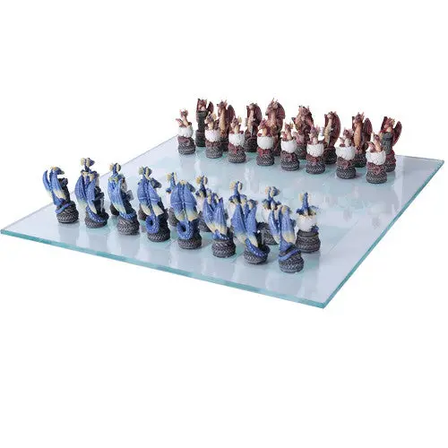 Dragon-Themed Chess Set – 4-Piece Collection 1