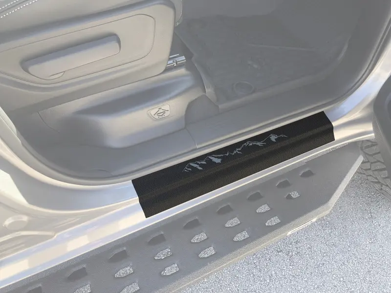 Durable Door Sill Protection Overlays For 2019+ Ram 1500 1
