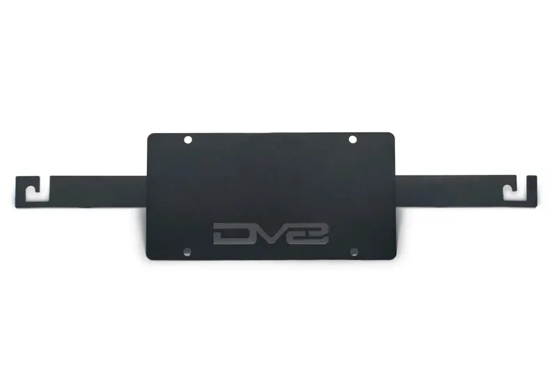 Dv8 V1 License Plate Relocation Bracket – Compatible With Capable Front Bumper On 2021+ Bronco 1