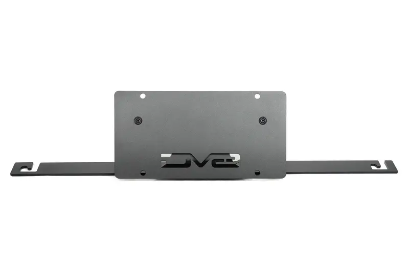 Dv8 V2 Angled License Plate Bracket For Capable Bumper – 2021–2024 Ford Bronco 1