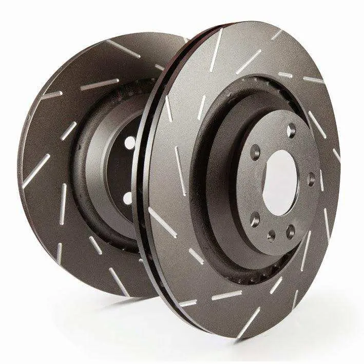 Ebc Usr7345 Slotted Brake Rotors – Precision-Cut Narrow Slots For Wind Noise Reduction 1