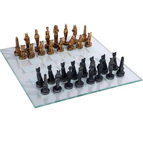Egyptian-Themed Chess Set – Set Of 4 1