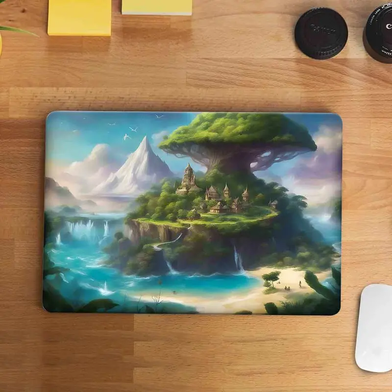 Enchanted Magical Island Laptop Wrap 1