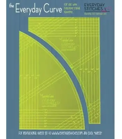 Everyday Curve Full Template Set For Precision Quilting 1