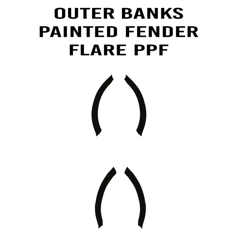 Expert Clear Paint Protection Film For Fender Flares – 2021+ Bronco Outer Banks 1