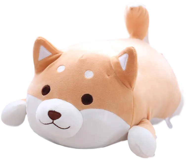 Expressive Shibe Plush – Happy Or Sleepy Style, 4 Variations, 2 Sizes