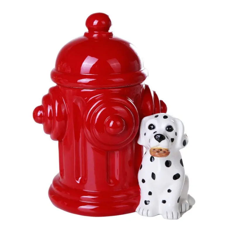 Fire Hydrant & Dalmatian Themed Cookie Jar – 8-Unit Case 1
