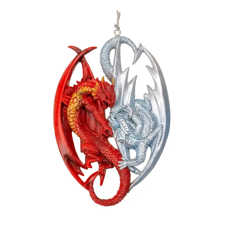 Fire & Ice Dragon Christmas Ornament – Set Of 48 1