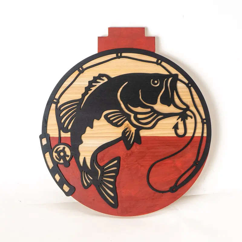 Fishing Bobber Wall Art Plaque – 6-Pack 1
