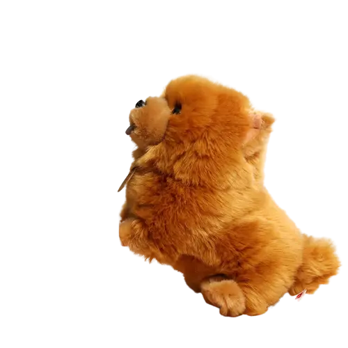 Fluffy Chow Chow Plush Doll – Realistic Canine Companion Stuffed Toy 1