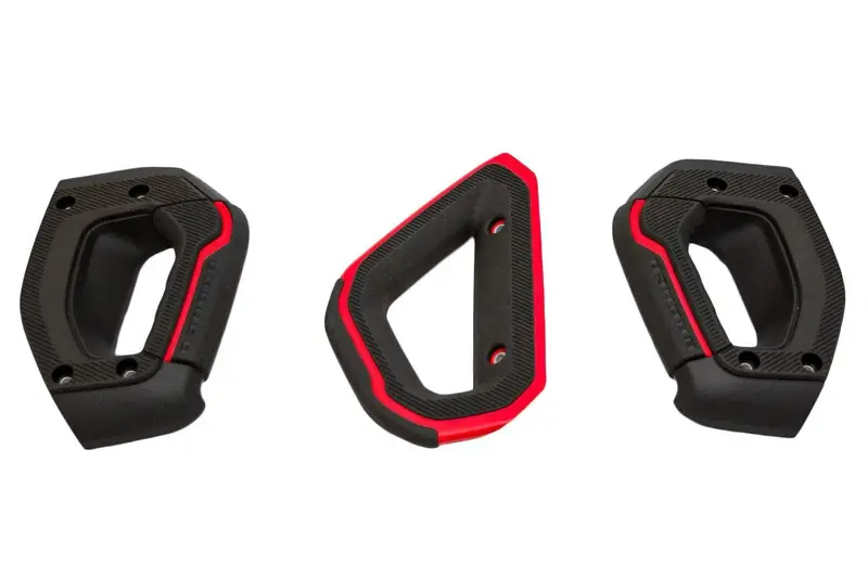 Ford Oem Red-Stripe Grab Handle Kit (Center + Side Mounts) – 2021+ Bronco 1