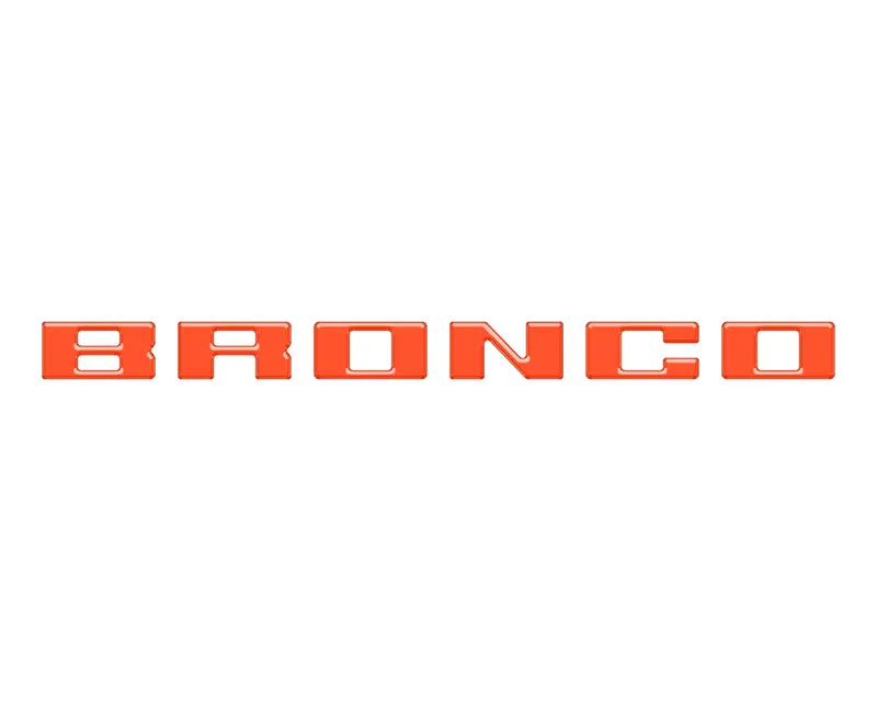 Ford Or Bronco Slide-Out Tailgate Letter Inserts For 2021+ Bronco 1