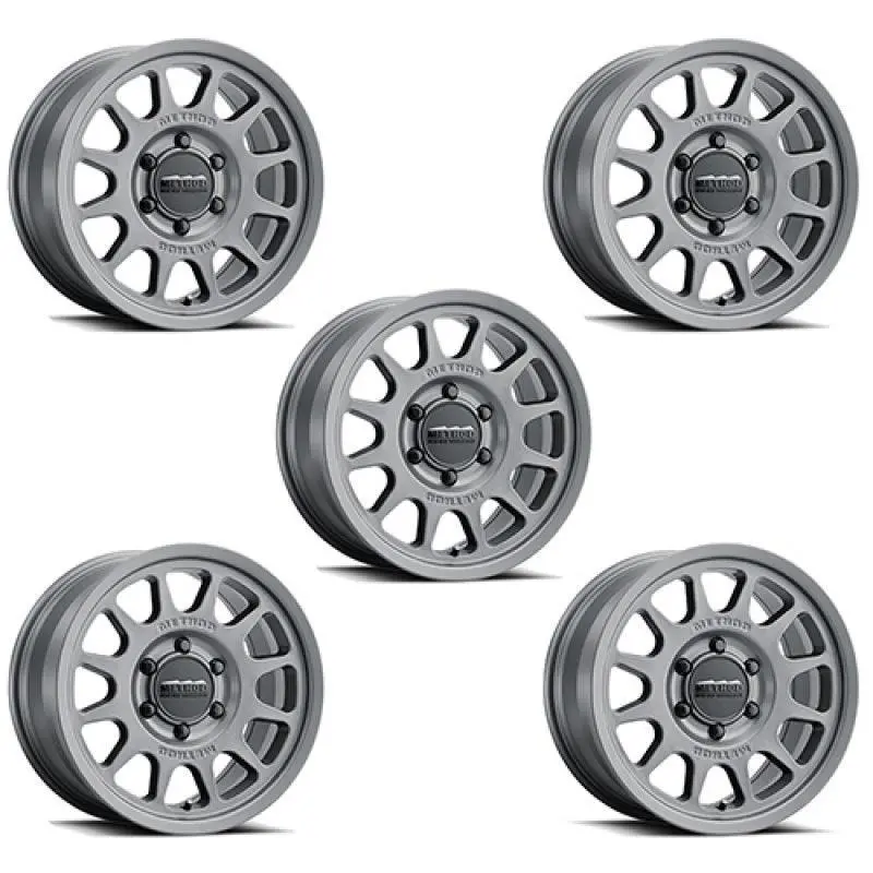 Ford Racing Method Matte Gray 17X8.5 Wheel Kit – For 2021+ Non-Raptor Bronco 1