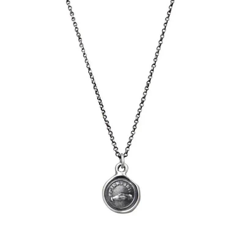 Friendship Circle Pendant – Interlocking Hearts Or Links Style 1
