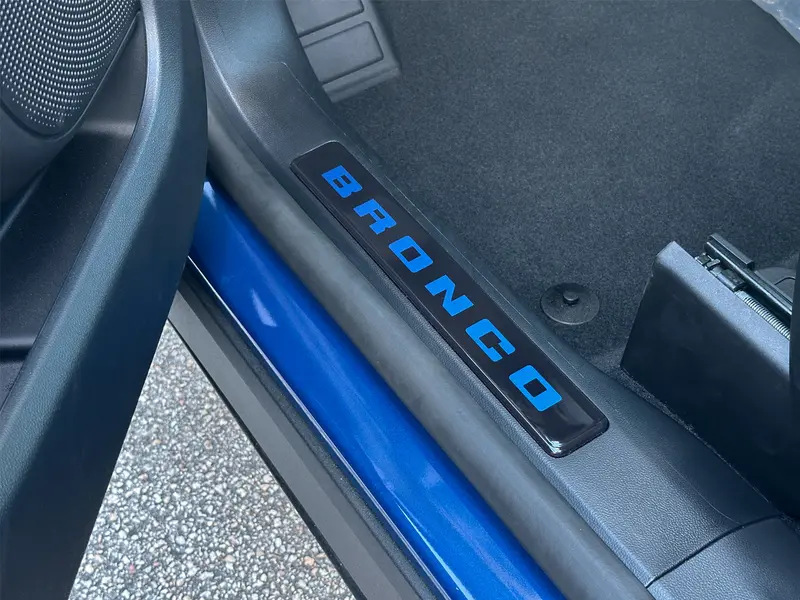 Front Door Sill Accent Overlays For 2021–2025 Ford Bronco Sport 1