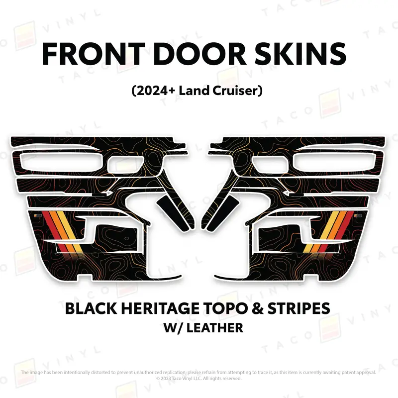 Full-Coverage Door Skins For 2024+ Toyota Land Cruiser 4