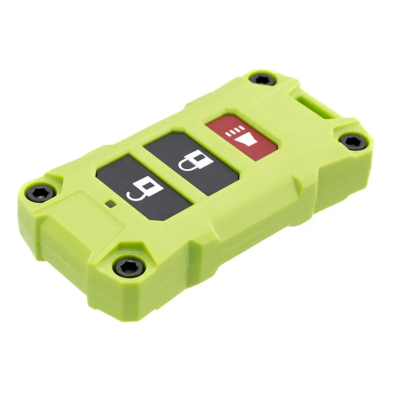 Gecko Green Injection-Molded Key Fob V2 For 2018+ Jeep Wrangler Jl And Gladiator Jt 1