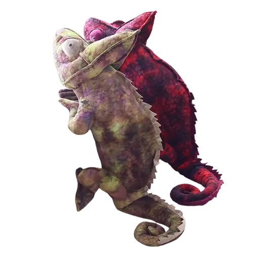 Giant Chameleon Plush Collection – Two Distinct Styles, Two Size Choices 1