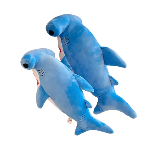 Giant Shark Plush Toys – Two Stylistic Versions In Two Generous Sizes 1