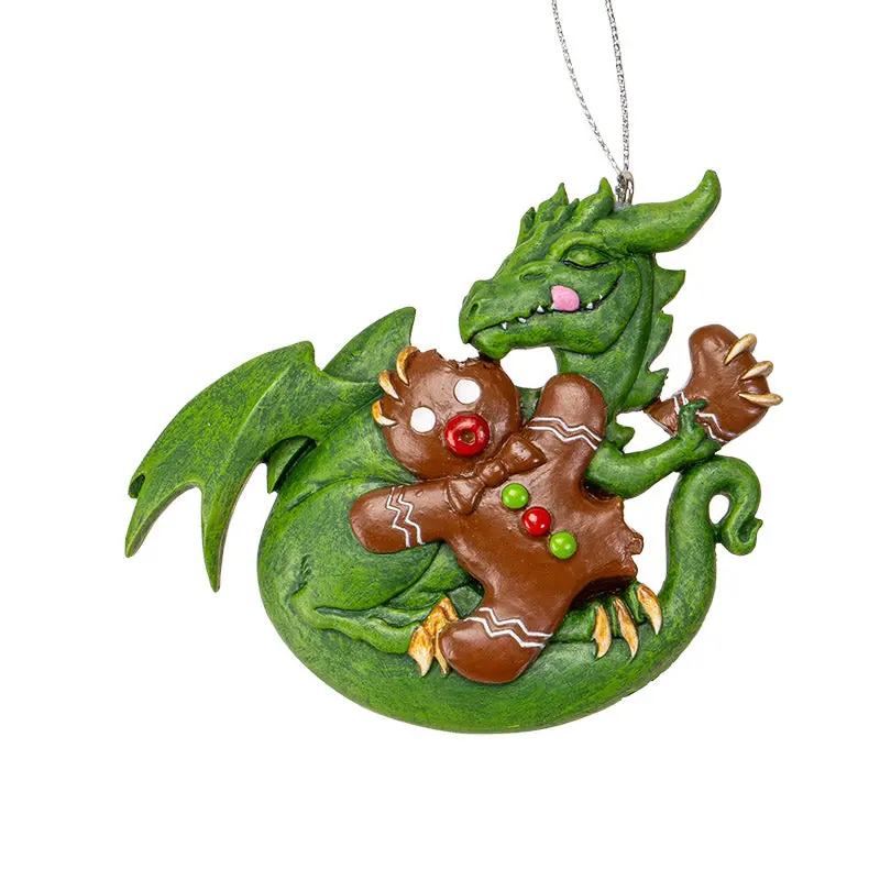Gingerbread Dragon Holiday Ornament – Set Of 72 1