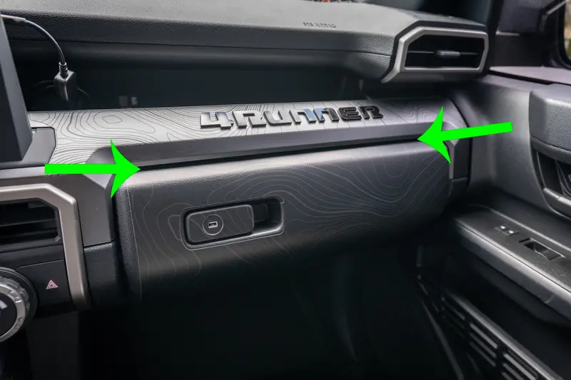 Glove Box Rattle Eliminator For 2025+ Toyota 4Runner 1