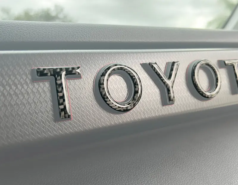 Glovebox Letter Overlays For 2022+ Tundra Trd Pro & 2023+ Sequoia Trd Pro 1