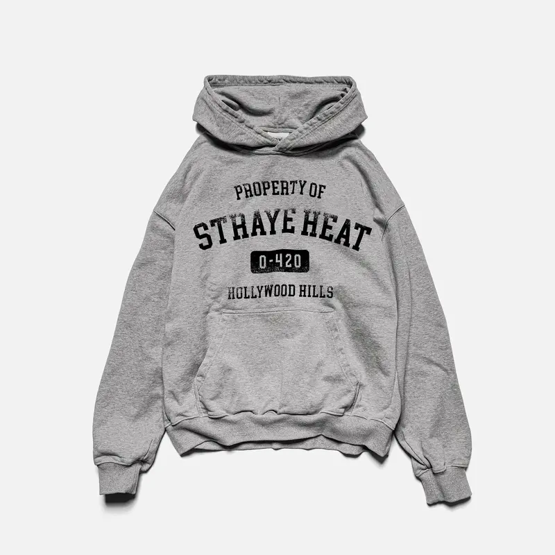 Heat Heather Grey Hoodie 1