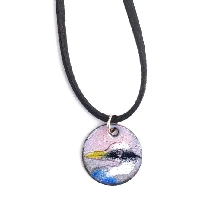 Heron Silhouette Pendant 1