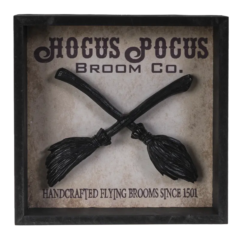 Hocus Pocus Wall Plaque Set – 4-Pack Spellbinding Home Accent 1