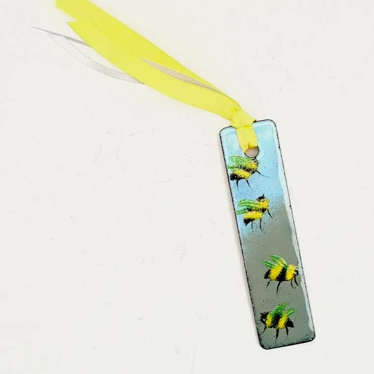 Honeybee Enamel Bookmark 1