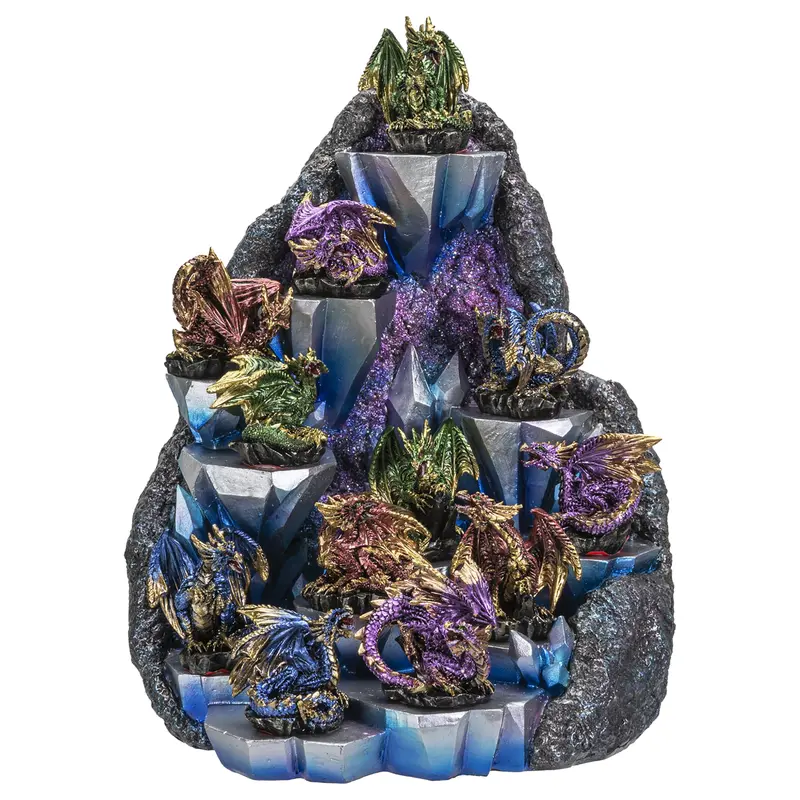 Ice Mountain Display With 12 Mini Dragons – 4-Pack 1