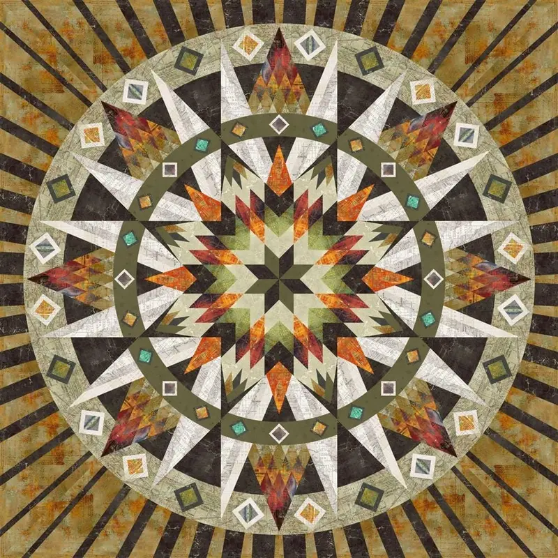 Imperial Crown Quilt Pattern & Fabric Kit 1