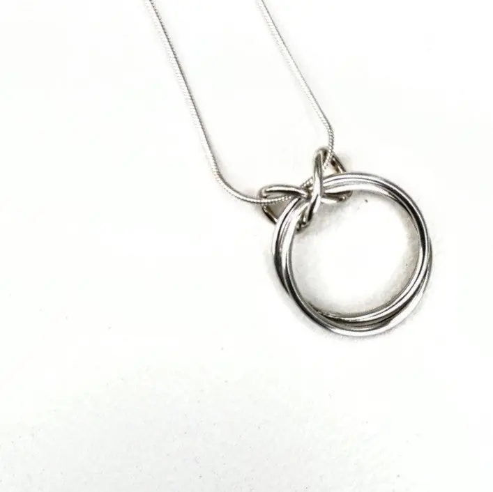 Infinity Symbol Pendant In Stainless Steel – Modern Symbolic Jewelry 1