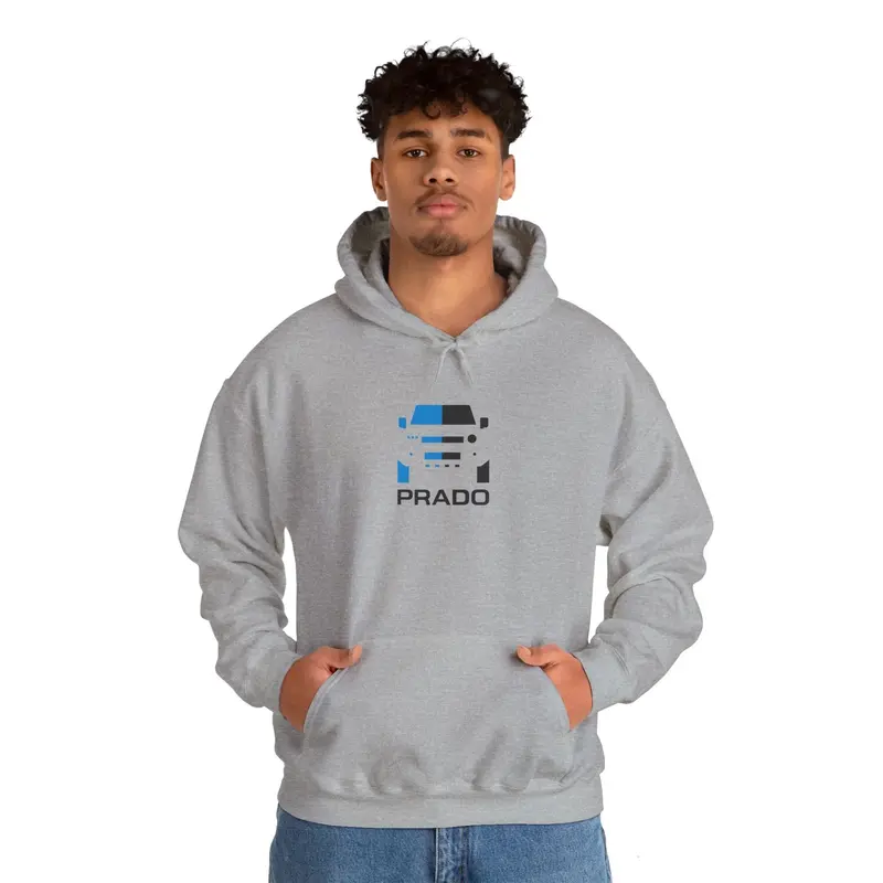 Jdm-Inspired Hoodie Featuring 2024 Land Cruiser Lc250 Prado Design 1