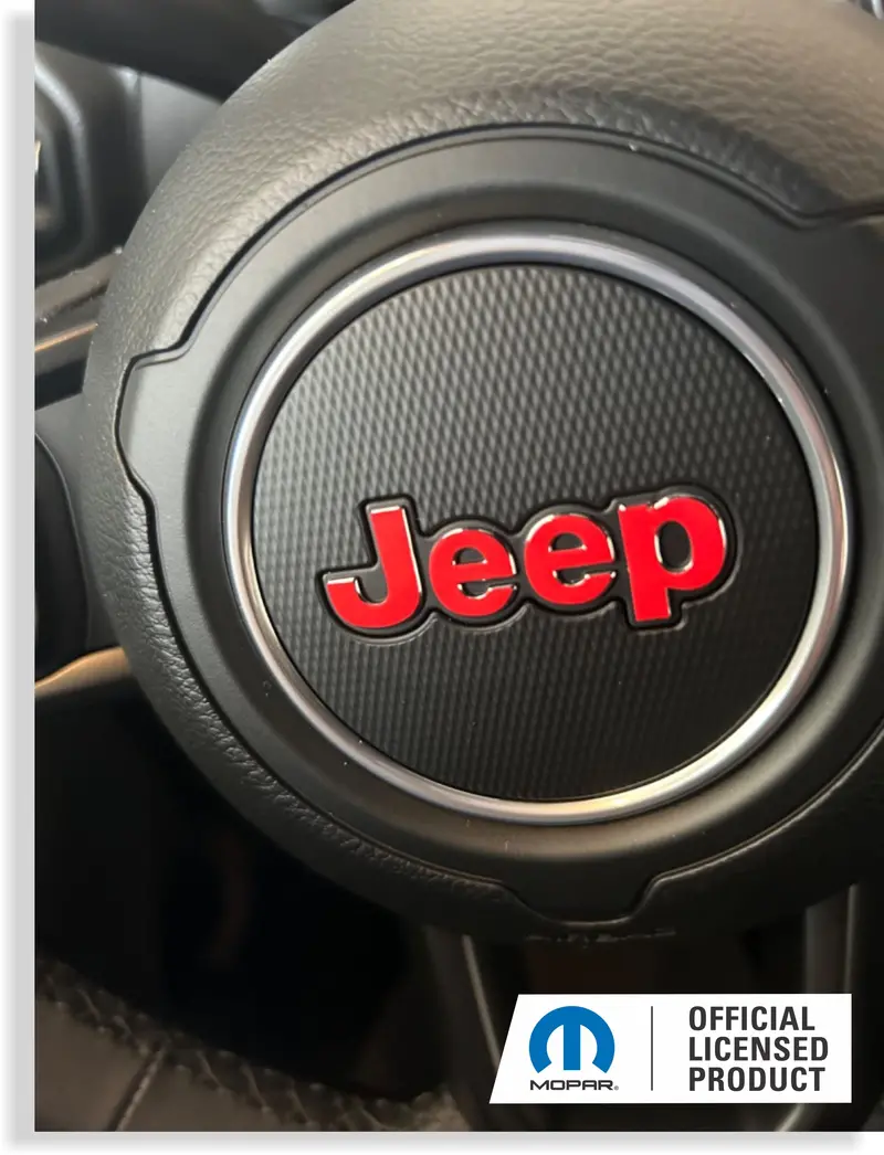 Jl Wrangler Steering Wheel Badge Overlay – 2018 And Later 1