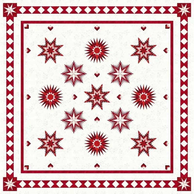 Judy Niemeyer Quiltworx Winter Traditions Pattern & Fabric Kit 1