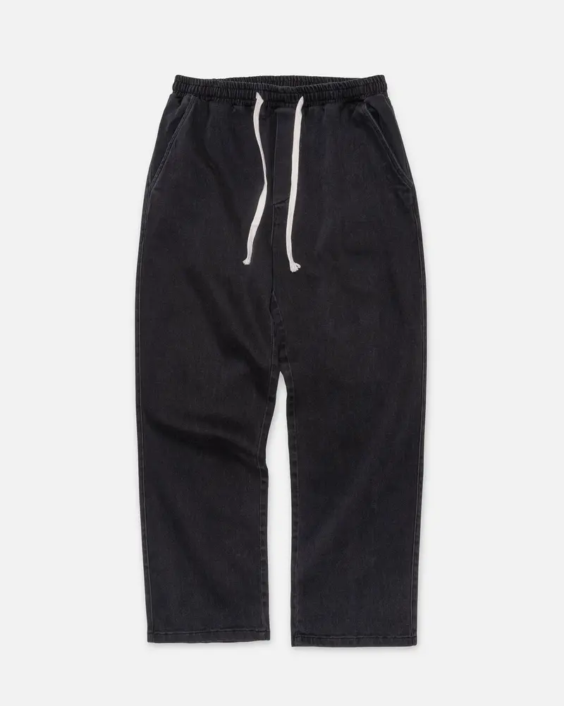 K-Loose Vintage Black Slacker Pants 1