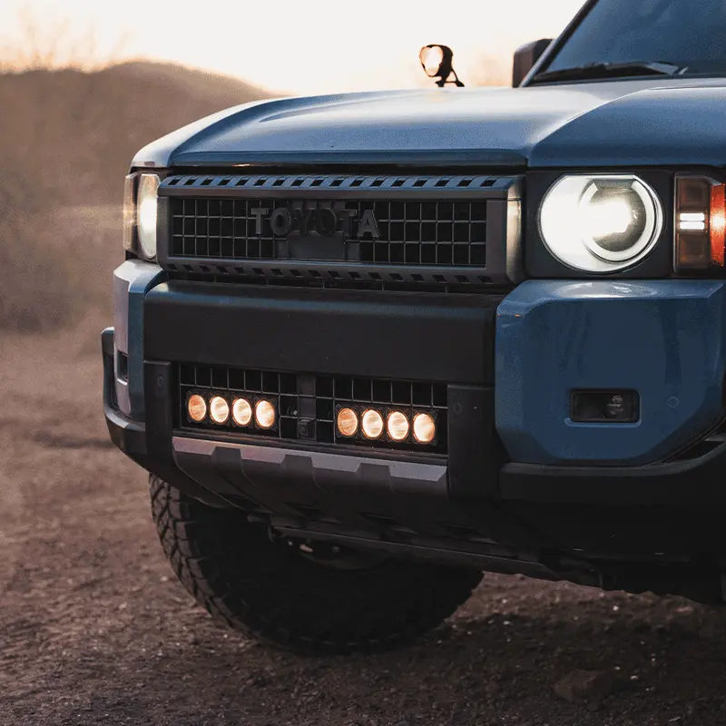 Kc Hilites Dual Flex Era Led Light Bar – Grille Mount Kit Or Bundle For 2024+ Land Cruiser 1