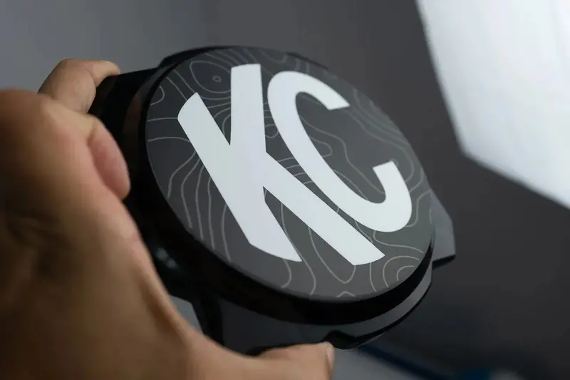 Kc Hilites Pro6/Titan Gravity Light Cover Decals – Topo Design, Universal Fit 1