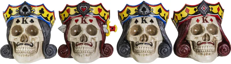 King Suit Skull Collection (4-Piece Set) – 6-Pack (Min. Order: 2) 1