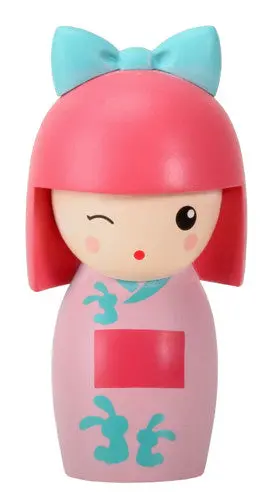 Kokeshi Doll – Usagi (Rabbit) Motif, Cute Folk Art Design 1