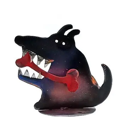 Large Junkyard Dog Figurine With Bone 1