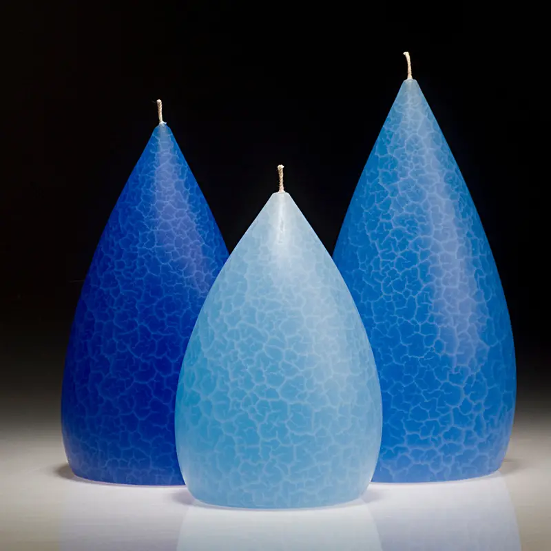 Large Sky-Toned Candle – Airy Fresh Fragrance, Lightweight Ceramic 1