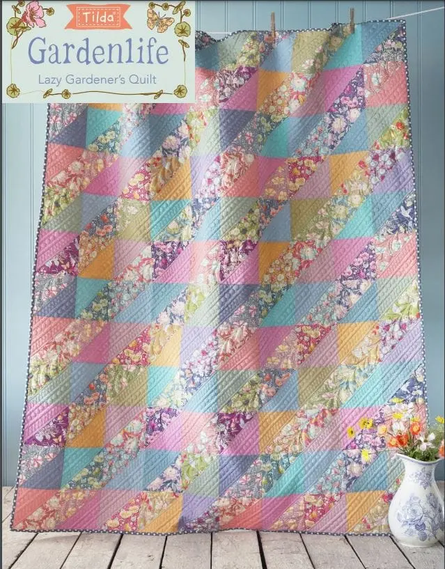 Lazy Gardener’S Quilt Kit – Precut 56.5" X 74.5" Pattern 1
