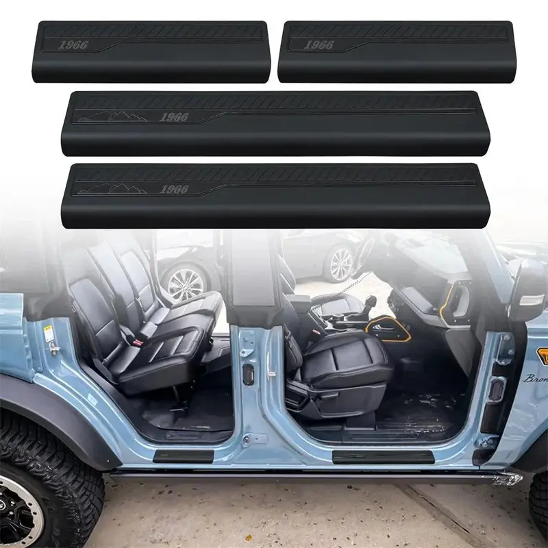 Mabett 1966-Themed Door Sill Plates For 2021+ Four-Door Ford Bronco 1