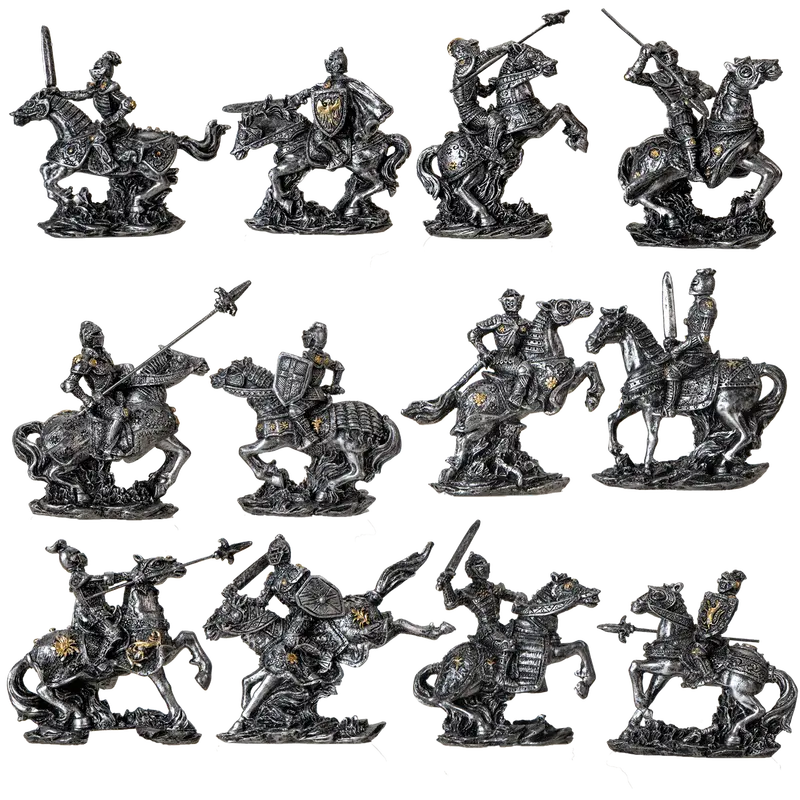 Medieval Knight Figurine Refill Pack – 12 Pieces Per Unit, 16 Units Per Case 1